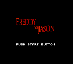 Freddy Vs. Jason Title Screen